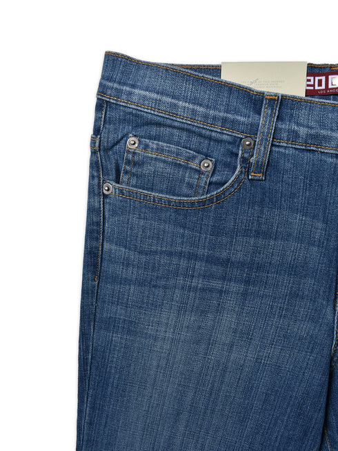 【NEO BLUE】 インディゴデニム デニムパンツ スリムストレートデニム